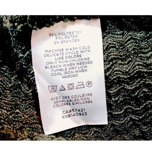 LOFT Blouse Top XS Green Light Waffle Gauzy Boho Work School Travel Basic Staple - Picture 5 of 7